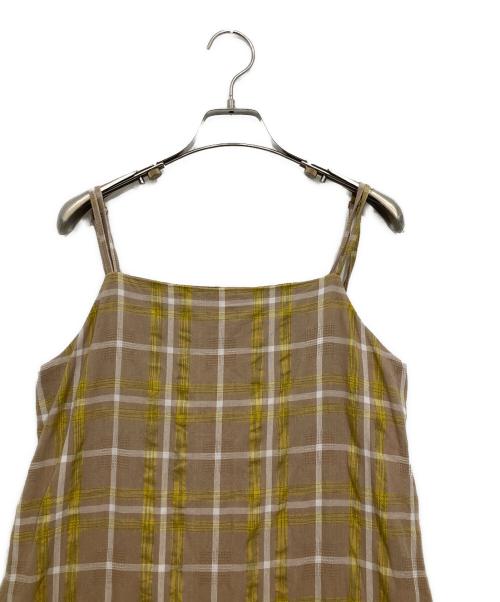 KAIEKA（カイエカ）KAIEKA (カイエカ) Tiered Camisole Dress ベージュ サイズ:1の古着・服飾アイテム