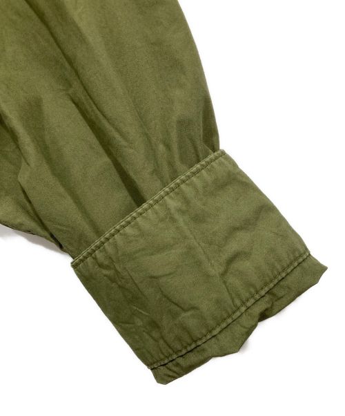 AVIREX（アヴィレックス）AVIREX (アヴィレックス) US NAVY グラフィックプリント ファティーグシャツ オリーブ サイズ:Lの古着・服飾アイテム