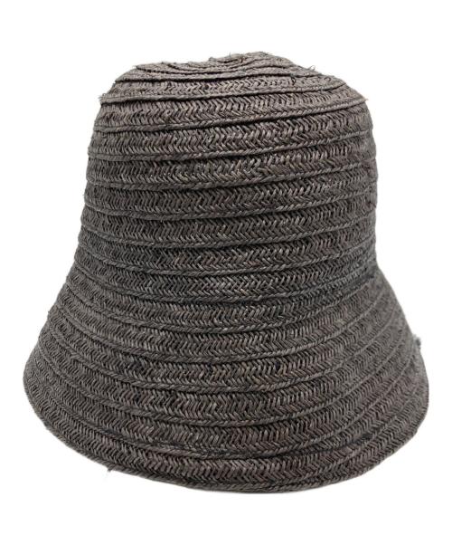 La Maison de Lyllis（ラメゾンドリリス）La Maison de Lyllis (ラメゾンドリリス) ラフィアハット ブラックの古着・服飾アイテム