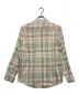 Island in the Sun (アイランド イン ザ サン) ヴィンテージボタンダウンチェックシャツ グリーン×ホワイト サイズ:M：4000円