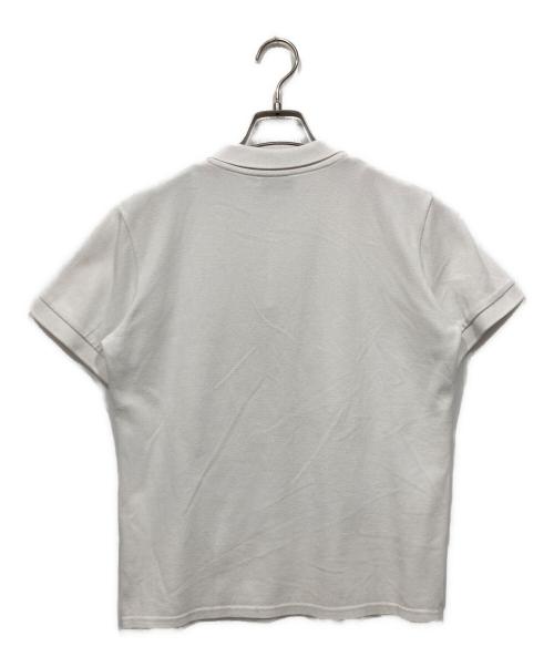 maison kitsune（メゾンキツネ）MAISON KITSUNE (メゾンキツネ) FOX POLO ホワイト サイズ:XSの古着・服飾アイテム