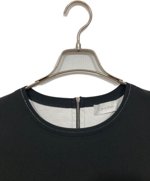 Calvin Klein（カルバンクライン）Calvin Klein (カルバンクライン) 半袖ブラウス ブラック サイズ:4の古着・服飾アイテム