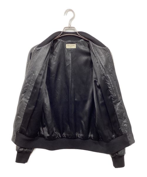 Saint Laurent Paris（サンローランパリ）Saint Laurent Paris (サンローランパリ) スタッズレザーブルゾン ブラック サイズ:SIZE 50の古着・服飾アイテム