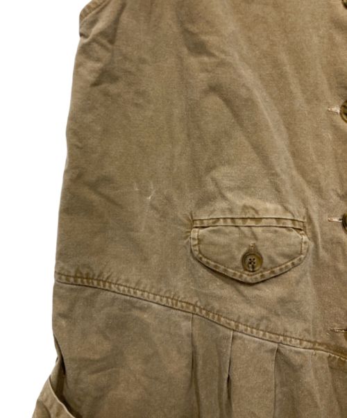 BANANA REPUBLIC（バナナリパブリック）BANANA REPUBLIC (バナナリパブリック) 80‘Sミリタリーワンピース ベージュ サイズ:Lの古着・服飾アイテム