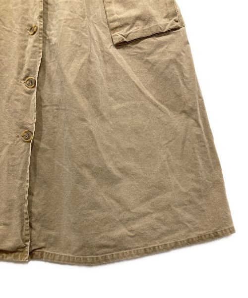 BANANA REPUBLIC（バナナリパブリック）BANANA REPUBLIC (バナナリパブリック) 80‘Sミリタリーワンピース ベージュ サイズ:Lの古着・服飾アイテム