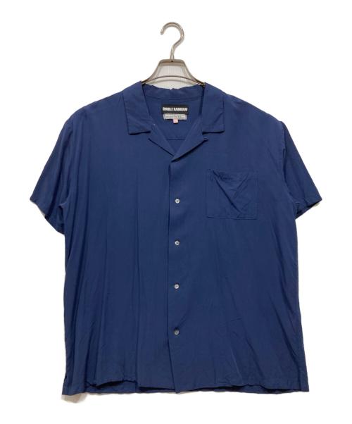 DOUBLE RAINBOUU（ダブルレインボー）DOUBLE RAINBOUU (ダブルレインボー) Ron Herman (ロンハーマン) オープンカラーシャツ ネイビー サイズ:Lの古着・服飾アイテム