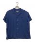 DOUBLE RAINBOUU（ダブルレインボー）の古着「オープンカラーシャツ」｜ネイビー