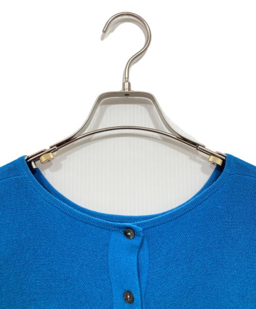 SOEJU（ソージュ）SOEJU (ソージュ) 2WAYケーブルスタイルニット ブルー サイズ:Freeの古着・服飾アイテム