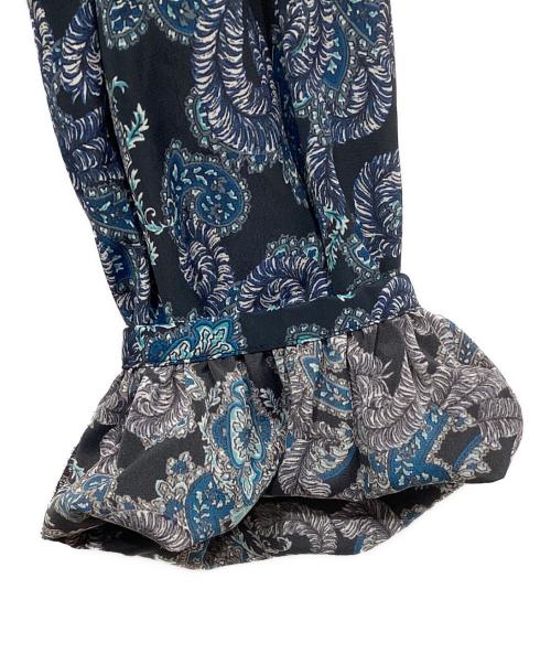 NEMIKA（ネミカ）NEMIKA (ネミカ) 総柄ブラウス ネイビー サイズ:9の古着・服飾アイテム