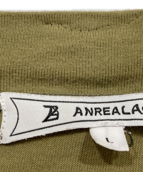 ANREALAGE（アンリアレイジ）ANREALAGE (アンリアレイジ) ARMY カットソーワンピース カーキ サイズ:Lの古着・服飾アイテム