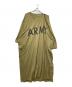 ANREALAGE（アンリアレイジ）の古着「ARMY カットソーワンピース」｜カーキ