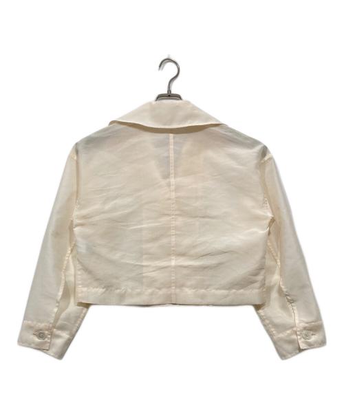 Adam et Rope（アダム エ ロペ）Adam et Rope (アダムエロペ) シアージャケットブラウス アイボリー サイズ:Fの古着・服飾アイテム