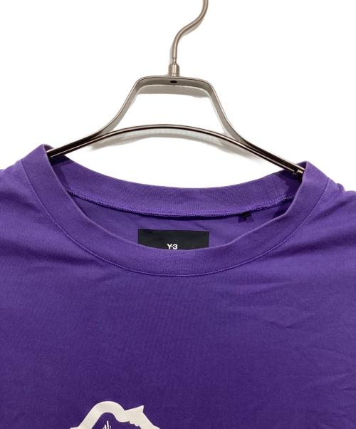 Y-3（ワイスリー）Y-3 (ワイスリー) GRAPHIC LOGO SHORT SLEEVE TEE パープル サイズ:XSの古着・服飾アイテム