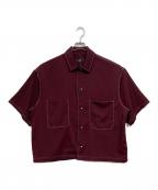 HAREハレ）の古着「オーバーサイズ半袖シャツ」｜パープル