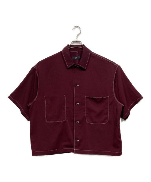 HARE（ハレ）HARE (ハレ) オーバーサイズ半袖シャツ パープル サイズ:Sの古着・服飾アイテム