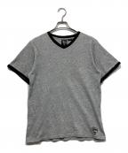 stussyステューシー）の古着「リンガーTシャツ」｜グレー