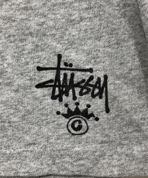 stussy（ステューシー）stussy (ステューシー) リンガーTシャツ グレー サイズ:Mの古着・服飾アイテム
