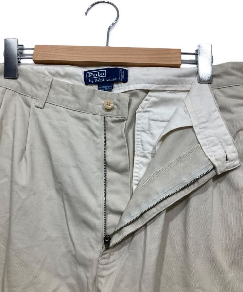 POLO RALPH LAUREN（ポロ・ラルフローレン）POLO RALPH LAUREN (ポロ・ラルフローレン) チノパン アイボリー サイズ:88.5cm (W35)の古着・服飾アイテム