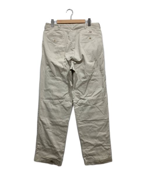 POLO RALPH LAUREN（ポロ・ラルフローレン）POLO RALPH LAUREN (ポロ・ラルフローレン) チノパン アイボリー サイズ:88.5cm (W35)の古着・服飾アイテム