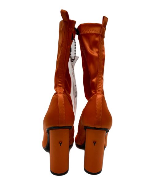 YELLO（イエロ）YELLO (イエロー) サイドジップブーツ オレンジ サイズ:Ｌの古着・服飾アイテム