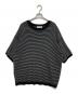 MONKEY TIME（モンキータイム）の古着「COTTON KNIT BORDER TEE」｜ブラック