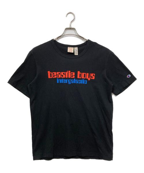 Champion（チャンピオン）Champion (チャンピオン) コラボプリントTシャツ / 	×Beastie Boys ブラック サイズ:Lの古着・服飾アイテム