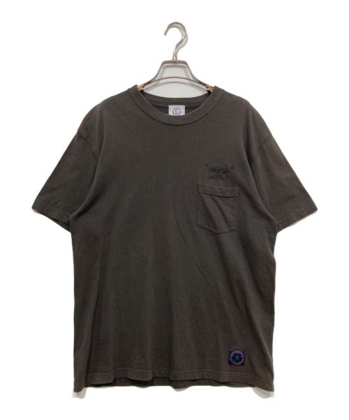 m&m custom performance（エムアンドエム カスタムパフォーマンス）m&m custom performance (エムアンドエム カスタムパフォーマンス) ポケットTシャツ グレー サイズ:Lの古着・服飾アイテム