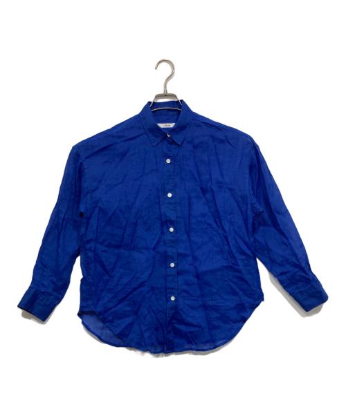 JOURNAL STANDARD relume（ジャーナルスタンダード レリューム）JOURNAL STANDARD relume (ジャーナルスタンダード レリューム) ラミーオーバーサイズシャツ ブルー サイズ:Fの古着・服飾アイテム