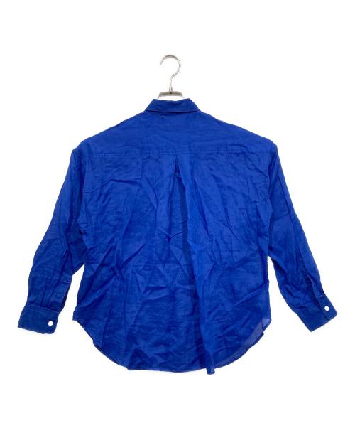 JOURNAL STANDARD relume（ジャーナルスタンダード レリューム）JOURNAL STANDARD relume (ジャーナルスタンダード レリューム) ラミーオーバーサイズシャツ ブルー サイズ:Fの古着・服飾アイテム