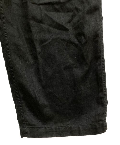 confect（コンフェクト）confect (コンフェクト) カポックツイル デッキトラウザーズオーバーオール ブラック サイズ:3の古着・服飾アイテム