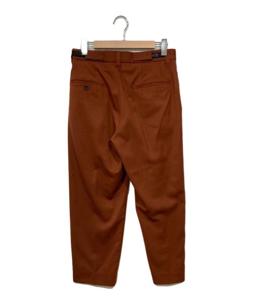 MAISON SPECIAL（メゾンスペシャル）MAISON SPECIAL (メゾンスペシャル) T/Wワイドテーパードカラーパンツ ブラウン サイズ:46の古着・服飾アイテム