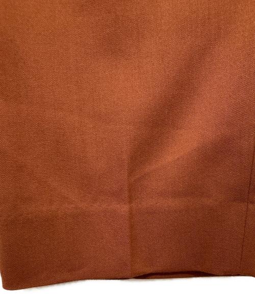 MAISON SPECIAL（メゾンスペシャル）MAISON SPECIAL (メゾンスペシャル) T/Wワイドテーパードカラーパンツ ブラウン サイズ:46の古着・服飾アイテム