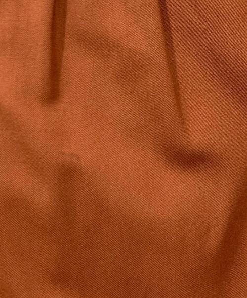 MAISON SPECIAL（メゾンスペシャル）MAISON SPECIAL (メゾンスペシャル) T/Wワイドテーパードカラーパンツ ブラウン サイズ:46の古着・服飾アイテム