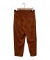 MAISON SPECIAL (メゾンスペシャル) T/Wワイドテーパードカラーパンツ ブラウン サイズ:46：3000円