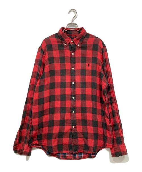 POLO RALPH LAUREN（ポロ・ラルフローレン）POLO RALPH LAUREN (ポロ・ラルフローレン) チェックシャツ レッド サイズ:LGの古着・服飾アイテム