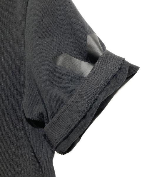 Y-3（ワイスリー）Y-3 (ワイスリー) 袖ロゴ半袖 鹿の子 ポロシャツ ブラック サイズ:Sの古着・服飾アイテム