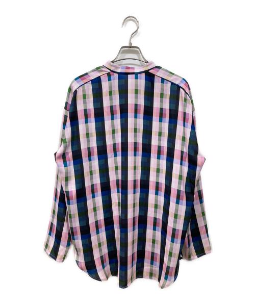 RIM.ARK（リムアーク）RIM.ARK (リムアーク) Geometric grid SH ピンク サイズ:FREEの古着・服飾アイテム