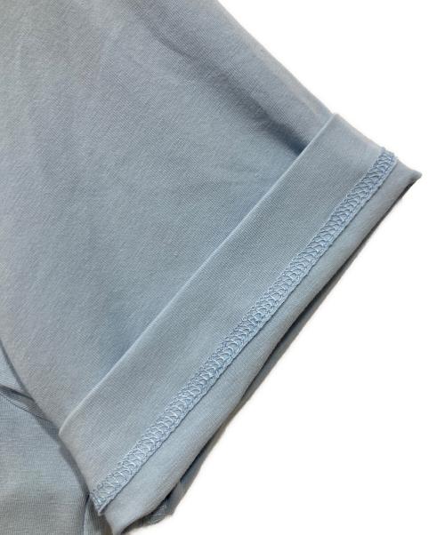 Calvin Klein Jeans（カルバンクラインジーンズ）Calvin Klein Jeans (カルバンクラインジーンズ) ロゴプリントTシャツ ブルー サイズ:Mの古着・服飾アイテム