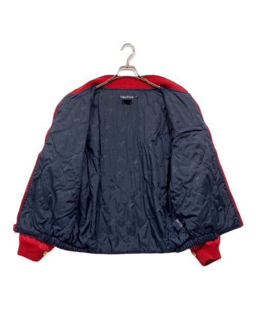 NAUTICA（ノーティカ）NAUTICA (ノーティカ) コットンシェルインサレーションジャケット レッド サイズ:Lの古着・服飾アイテム