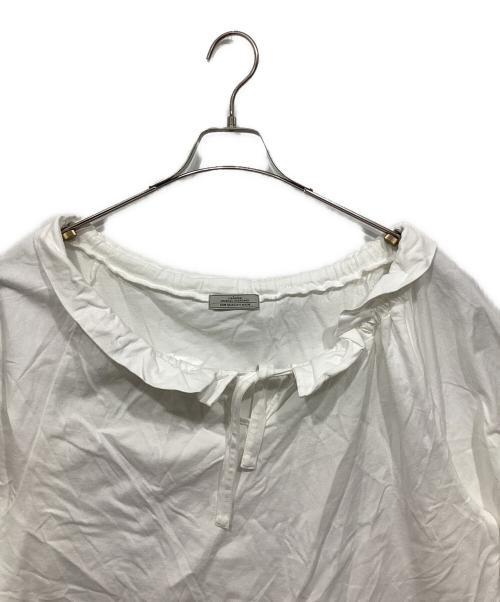 JOURNAL STANDARD relume（ジャーナルスタンダード レリューム）JOURNAL STANDARD relume (ジャーナルスタンダード レリューム) フリルリボンTシャツ ホワイト サイズ:Fの古着・服飾アイテム