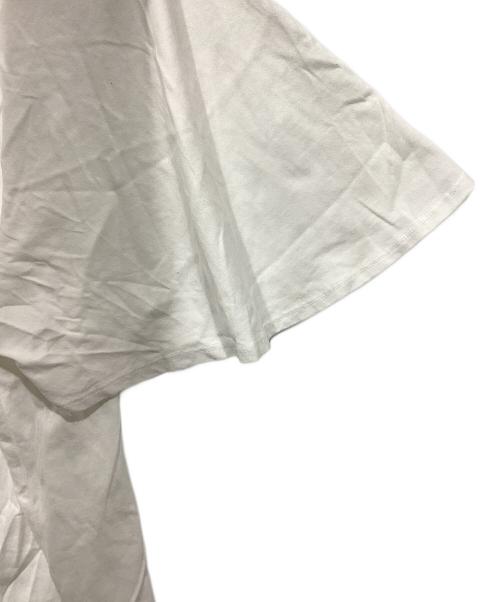 JOURNAL STANDARD relume（ジャーナルスタンダード レリューム）JOURNAL STANDARD relume (ジャーナルスタンダード レリューム) フリルリボンTシャツ ホワイト サイズ:Fの古着・服飾アイテム