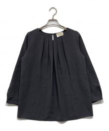 UNITED ARROWS（ユナイテッドアローズ）の古着「タックブラウス」｜グレー