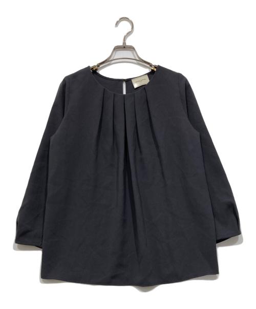 UNITED ARROWS（ユナイテッドアローズ）UNITED ARROWS (ユナイテッドアローズ) タックブラウス グレー サイズ:-の古着・服飾アイテム