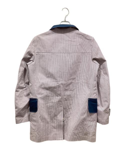 JUNYA WATANABE CdG MAN（ジュンヤ ワタナベ コム デ ギャルソン マン）JUNYA WATANABE CDG MAN (ジュンヤ ワタナベ コム デ ギャルソン マン) チェックステンカラーコート レッド サイズ:Sの古着・服飾アイテム