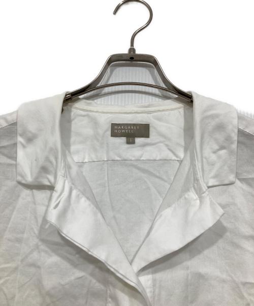 MARGARET HOWELL（マーガレットハウエル）MARGARET HOWELL (マーガレットハウエル) 半袖ボックスシャツ ホワイト サイズ:1の古着・服飾アイテム