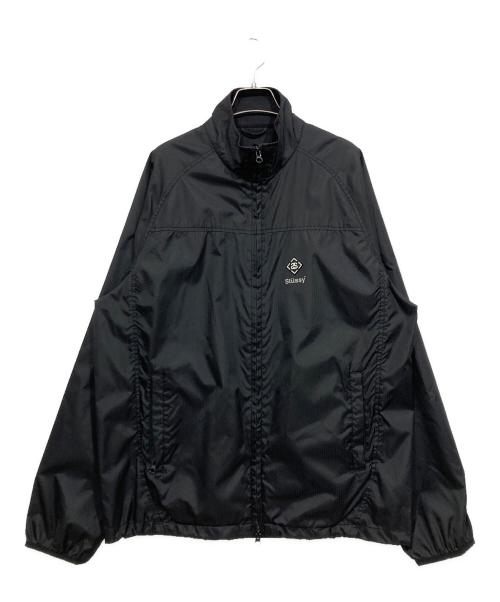 stussy（ステューシー）stussy (ステューシー) F.I.T ハニカムリップストップナイロンジャケット ブラック サイズ:Lの古着・服飾アイテム