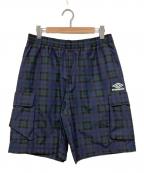 UMBROアンブロ）の古着「チェックカーゴショーツ」｜マルチカラー