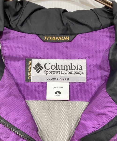 Columbia（コロンビア）Columbia (コロンビア) チタニウム マウンテンパーカー パープル サイズ:SIZE Lの古着・服飾アイテム