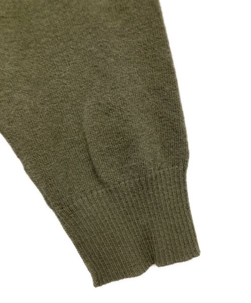 ROBERTO COLLINA（ロベルトコリーナ）ROBERTO COLLINA (ロベルトコリーナ) ハーフジップニット オリーブ サイズ:2の古着・服飾アイテム