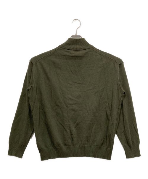 ROBERTO COLLINA（ロベルトコリーナ）ROBERTO COLLINA (ロベルトコリーナ) ハーフジップニット オリーブ サイズ:2の古着・服飾アイテム